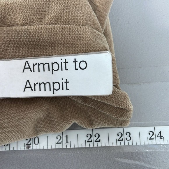 Xirena Jacket Women's Large Tan Corduroy Buttons Collared Blazer - Picture 14 of 15